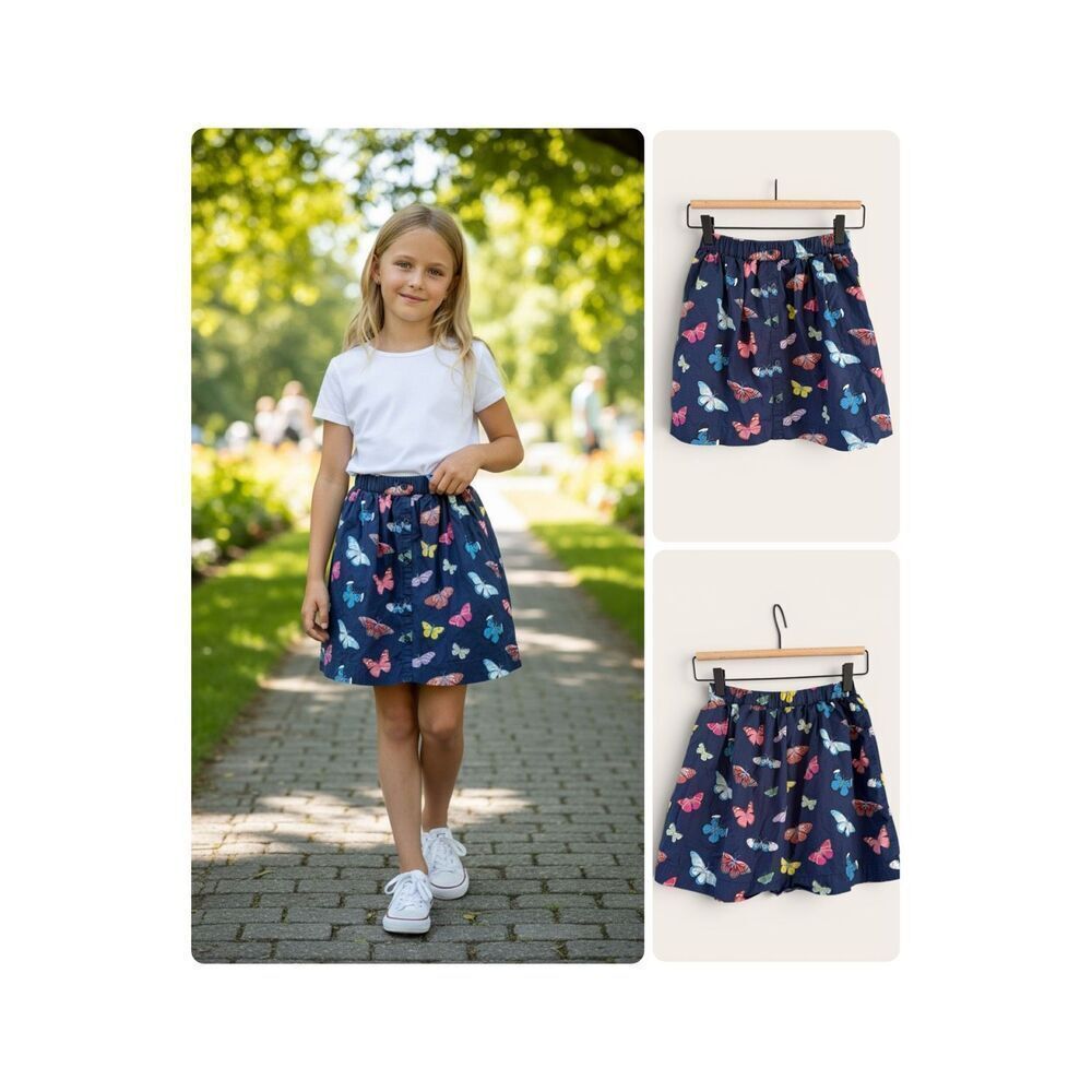 MINI BODEN Butterfly Skirt - 9/10Y